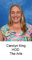 Carolyn King HOD The Arts